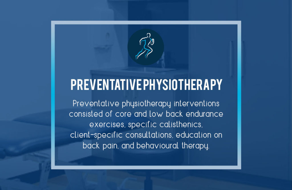 preventative physiotherapy