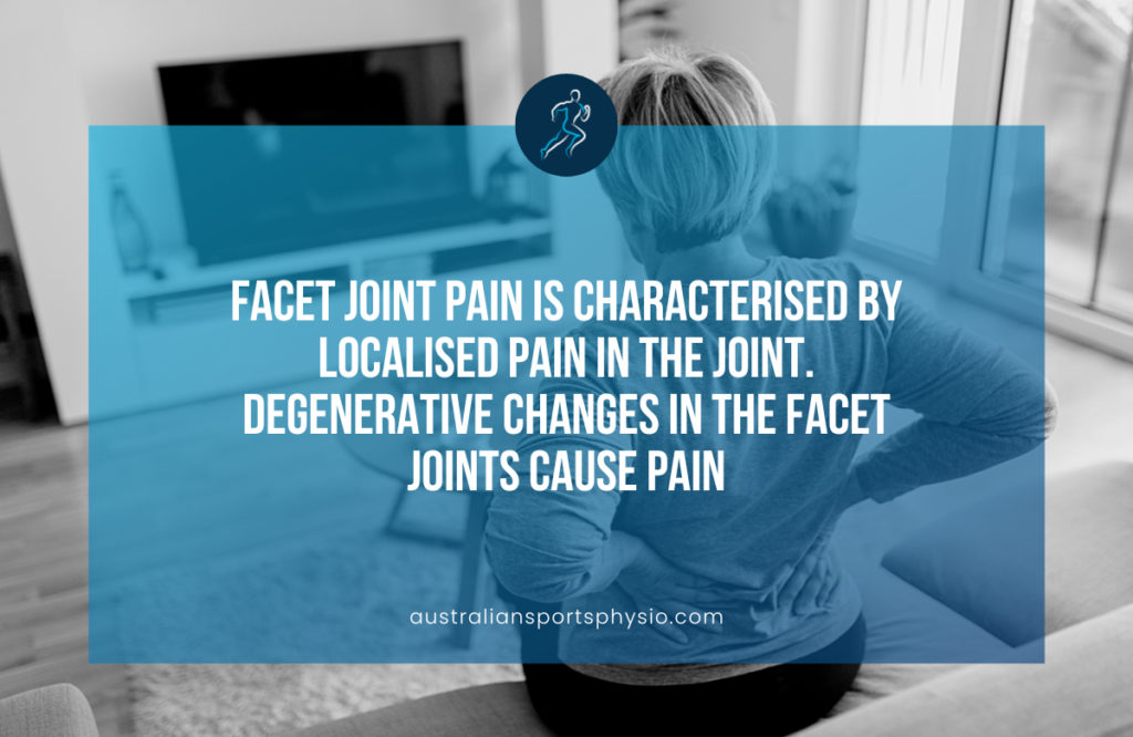 Physio for Facet Joint Pain Australian Sports Physiotherapy