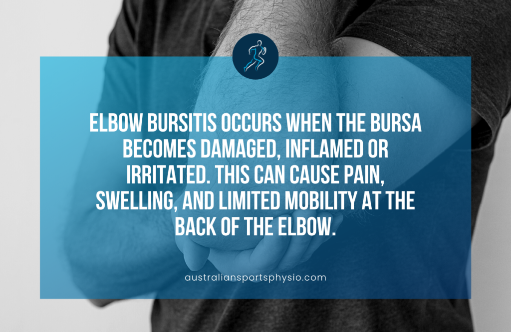 Elbow Bursitis Treatment Physio | Australian Sports Physio