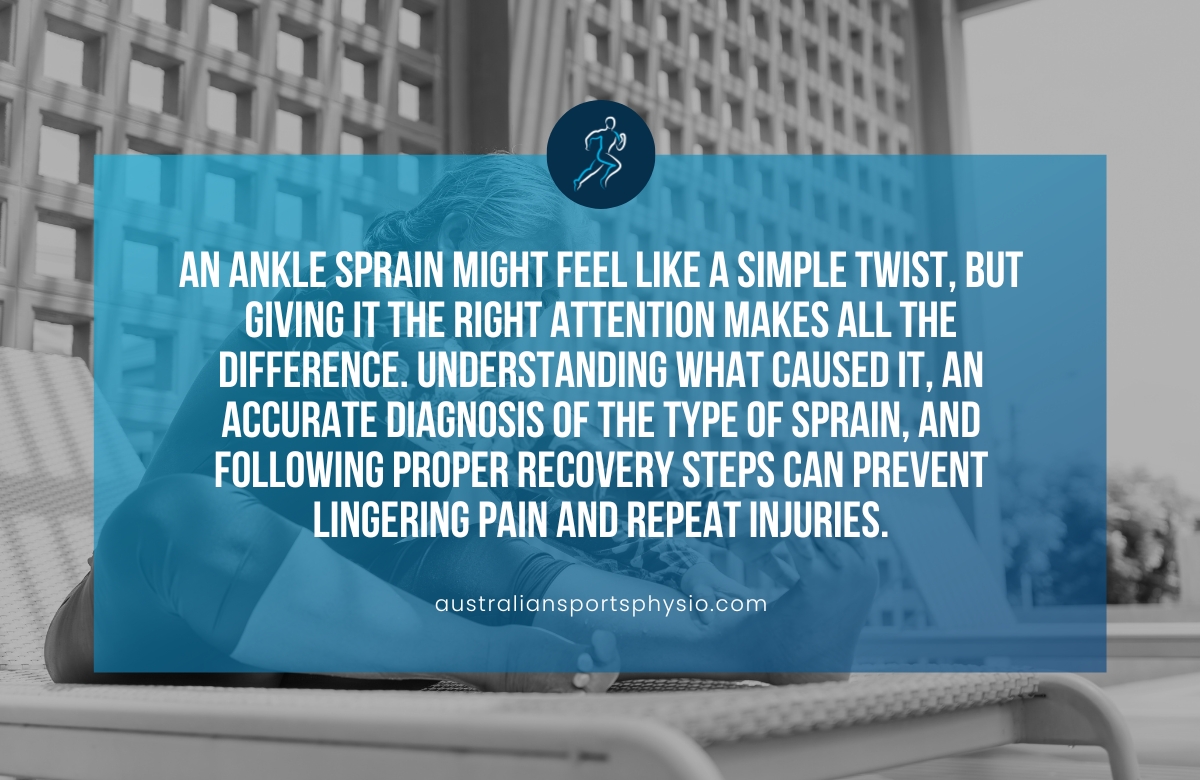Ivanhoe Physio for Ankle Sprains | Australian Sports Physio