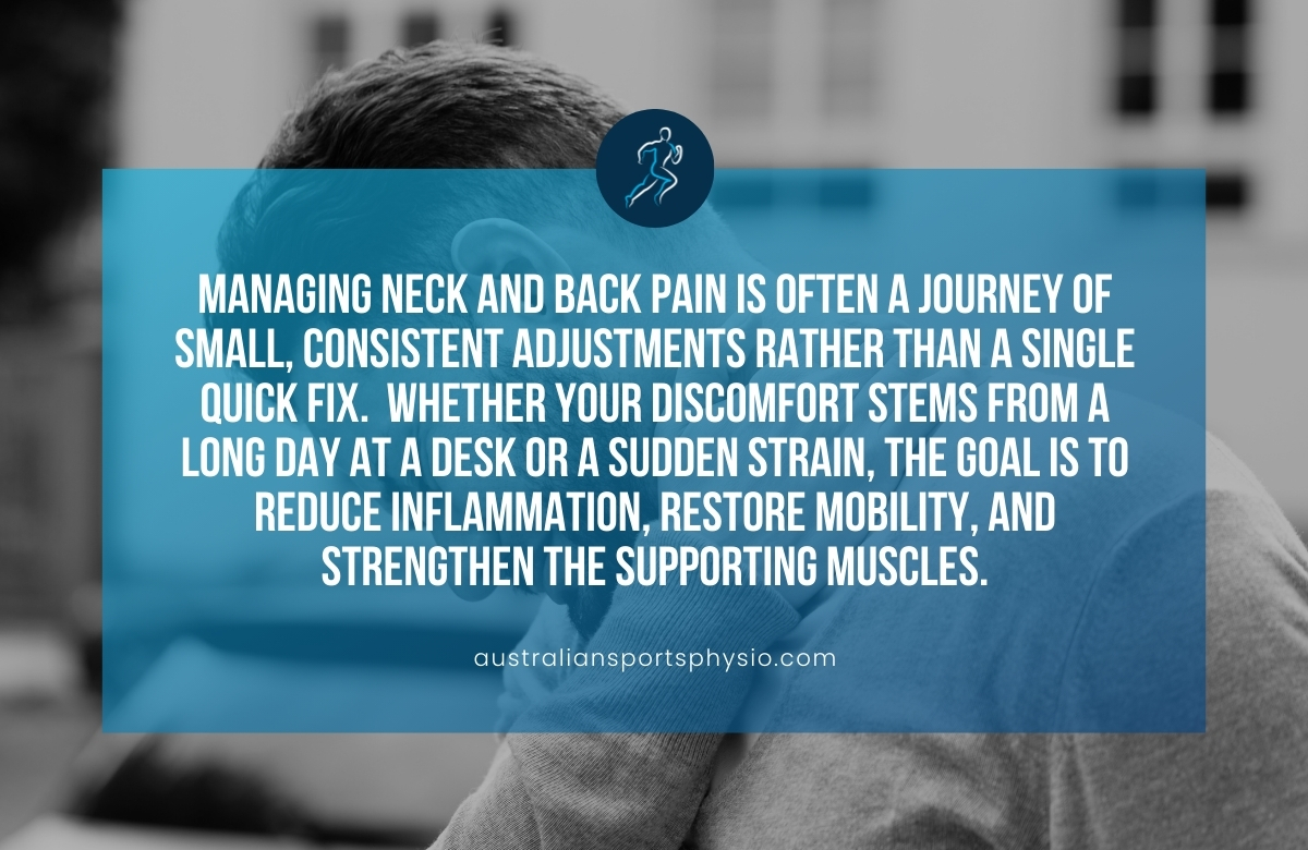 Neck and Back Pain Management Coburg | Australian Sports Physio