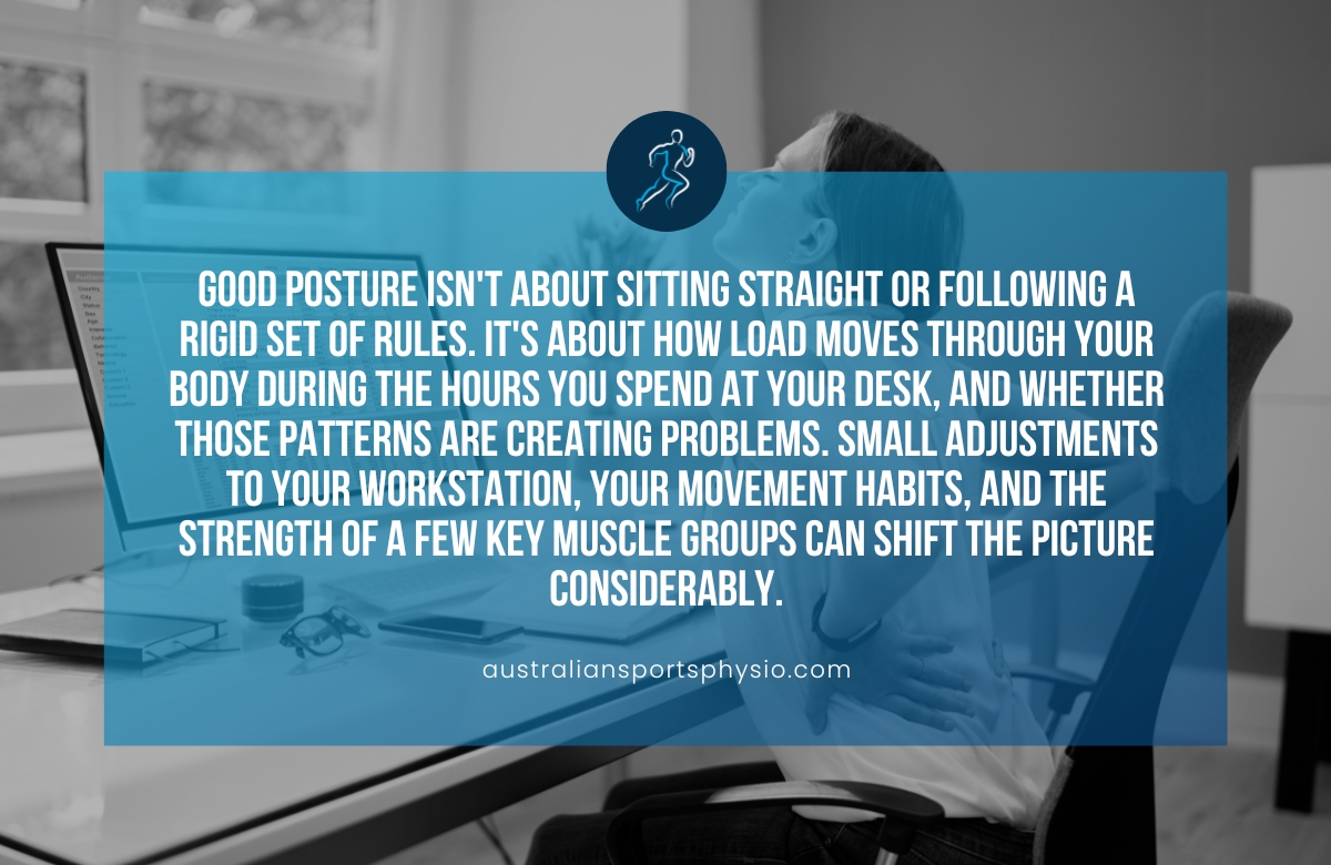 The Impact of Good Posture on Physical Health | Australian Sports Physio Coburg