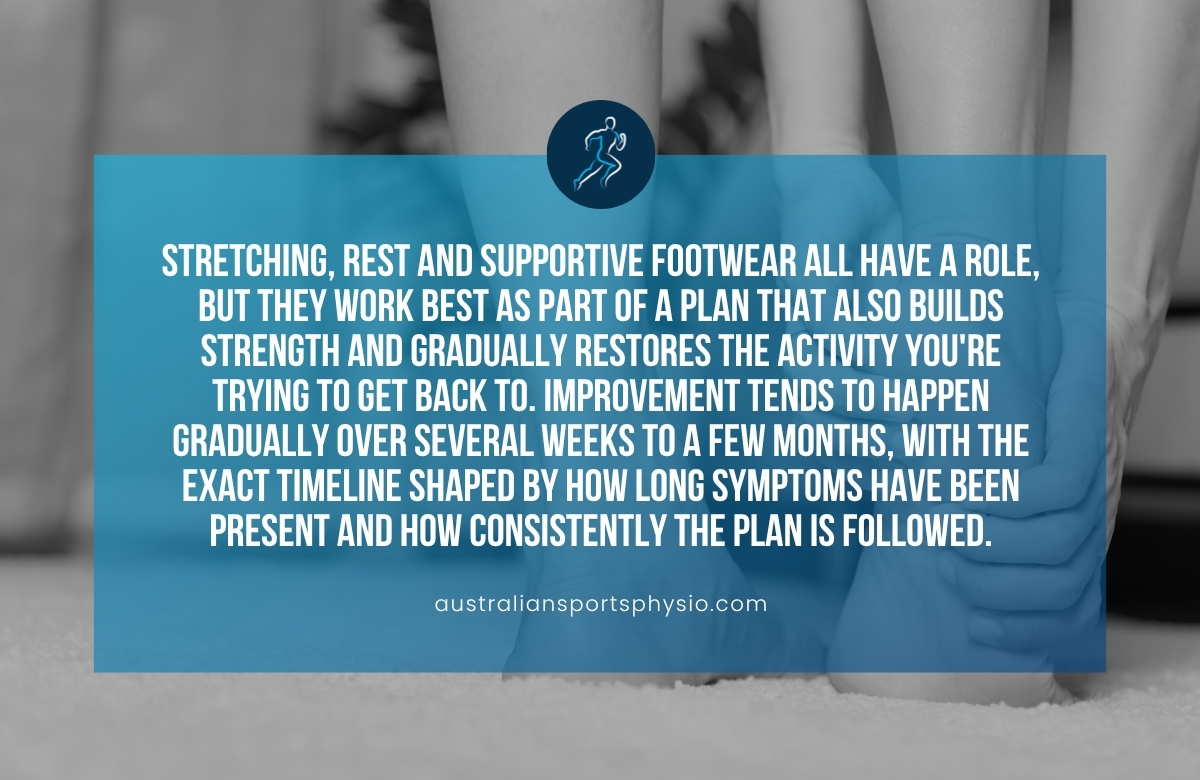 Plantar Fasciitis Treatment Physiotherapy Ivanhoe | Australian Sports Physiotherapy